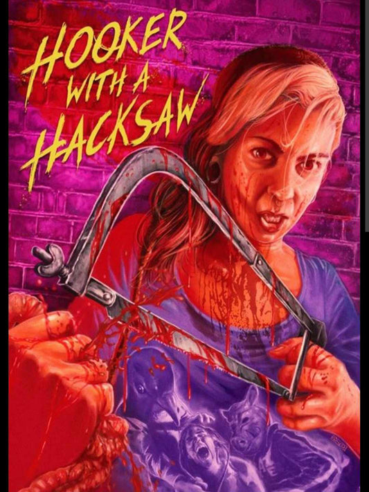 HOOKER WITH A HACKSAW (2008) DVD - ULTRA-RARE GRINDHOUSE HORROR - BLOOD, BLADES & BAD DECISIONS